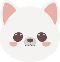 mignonne chien. génératif ai png