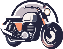 Motorrad Symbol. generativ ai png