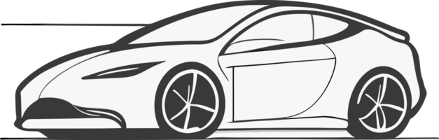 coche icono. generativo ai png