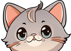 chat mignon. génératif ai png