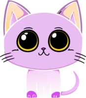 chat icône. génératif ai png