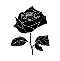 rosa flor. generativo ai png