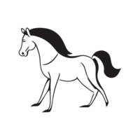 cheval icône . génératif ai png