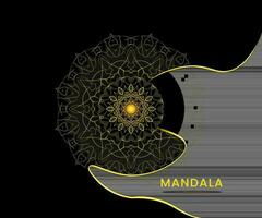 mandala modelo para textil a impresión Listo vector