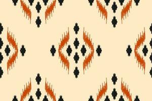 Abstract ethnic pattern art. Ikat seamless pattern traditional. American, Mexican style. vector