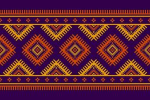 alfombra étnico tribal modelo Arte. geométrico étnico sin costura modelo. americano, mexicano estilo. azteca ornamento impresión. vector