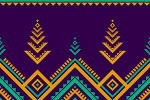 Abstract ethnic Aztec style. Ethnic geometric seamless pattern in tribal. American, Mexican style. vector