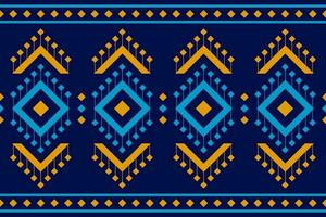 Carpet tribal pattern art. Geometric ethnic seamless pattern traditional. American, Mexican style. vector