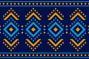 Carpet tribal pattern art. Geometric ethnic seamless pattern traditional. American, Mexican style. vector