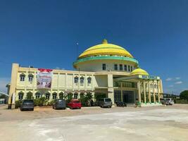 bagansiapiapi, Indonesia, junio 21 2021 - educación oficina edificio en bagansiapiapi. Kantor dinas pendidican Rokan hilir foto