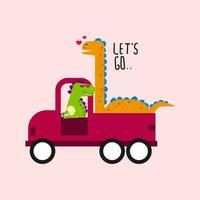 cute dinosaur vector for tee print and background wallpaper