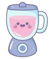 kawaii blender design vector