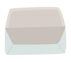 white envelope icon isolated vector