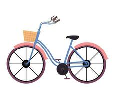 spring bike design over white vector