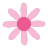 pink flower illustration over white vector