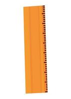 school ruler design over white vector