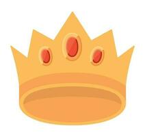 king crown design over white vector