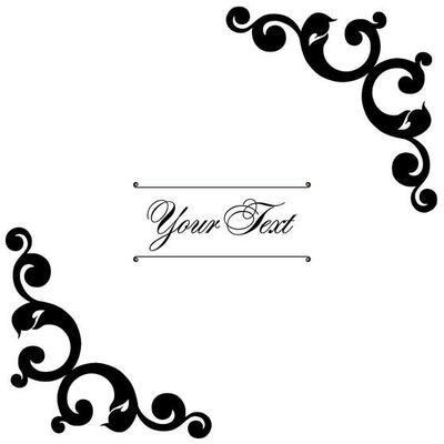 Vector damask vintage baroque scroll ornament swirl. Victorian monogram heraldic shield swirl. Retro floral leaf pattern border foliage antique  acanthus calligraphy engraved tattoo.Tile decor element