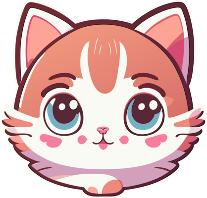 Cat icon. Generative AI 24701464 PNG