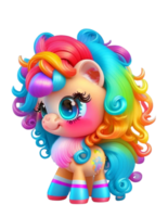 Colorful Little Pony png