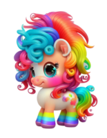 Colorful Little Pony png