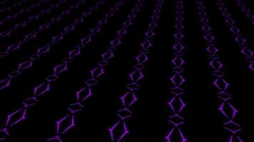 3D blurry Purple color repeating lines background video