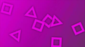 Pink color Moving shape background video