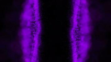 lila Farbe ziehen um Partikel Hintergrund video
