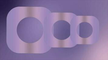 purple Gradient color rotating square background video