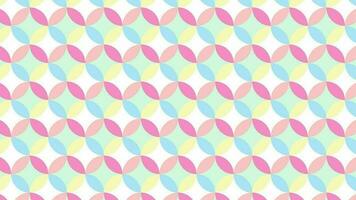 Colorful Illusion creating circular pattern digital background video