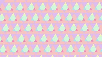 Colorful Illusion creating triangular pattern digital background video