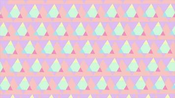 Colorful Illusion creating triangular pattern digital background video