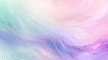 Abstract background blend of soft pastel colors. Hues of pink, lilac, and mint green. The background features a subtle. Created with photo