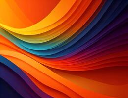 colourfull abstract liquid background illustration. photo