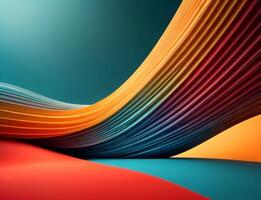 colourfull abstract liquid background illustration. photo