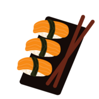 linda Sushi ilustración png