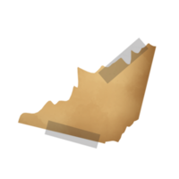 Old ripped paper png