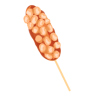 corndog comida ilustración png