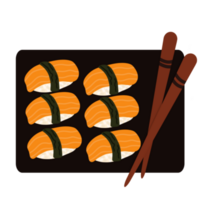 söt sushi illustration png