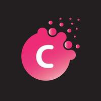 Letter C liquid and gradient Logo design vector