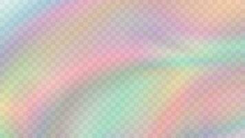 Modern blurred gradient background in trendy retro 90s, 00s style. Y2K aesthetic. Rainbow light prism effect. Hologram reflection. Poster template for social media posts, digital marketing vector