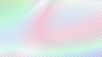 Modern blurred gradient background in trendy retro 90s, 00s style. Y2K aesthetic. Rainbow light prism effect. Hologram reflection. Poster template for social media posts, digital marketing vector