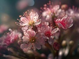 Spring Flower Natural Background Illustration photo