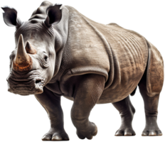 Rhino png with AI generated.