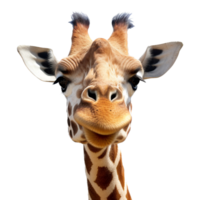 giraffe PNG met ai gegenereerd.