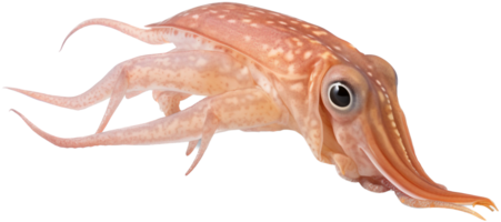 Squid png with AI generated.