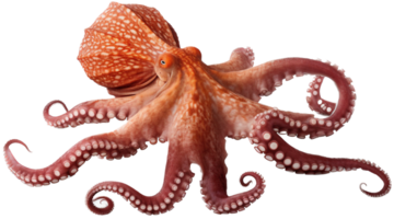 Octopus PNG met ai gegenereerd.