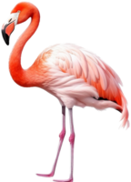 Flamingo png mit ai generiert.
