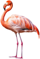 flamingo png com ai gerado.
