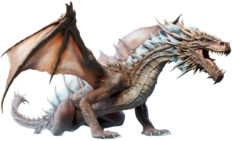 Drachen png mit ai generiert.